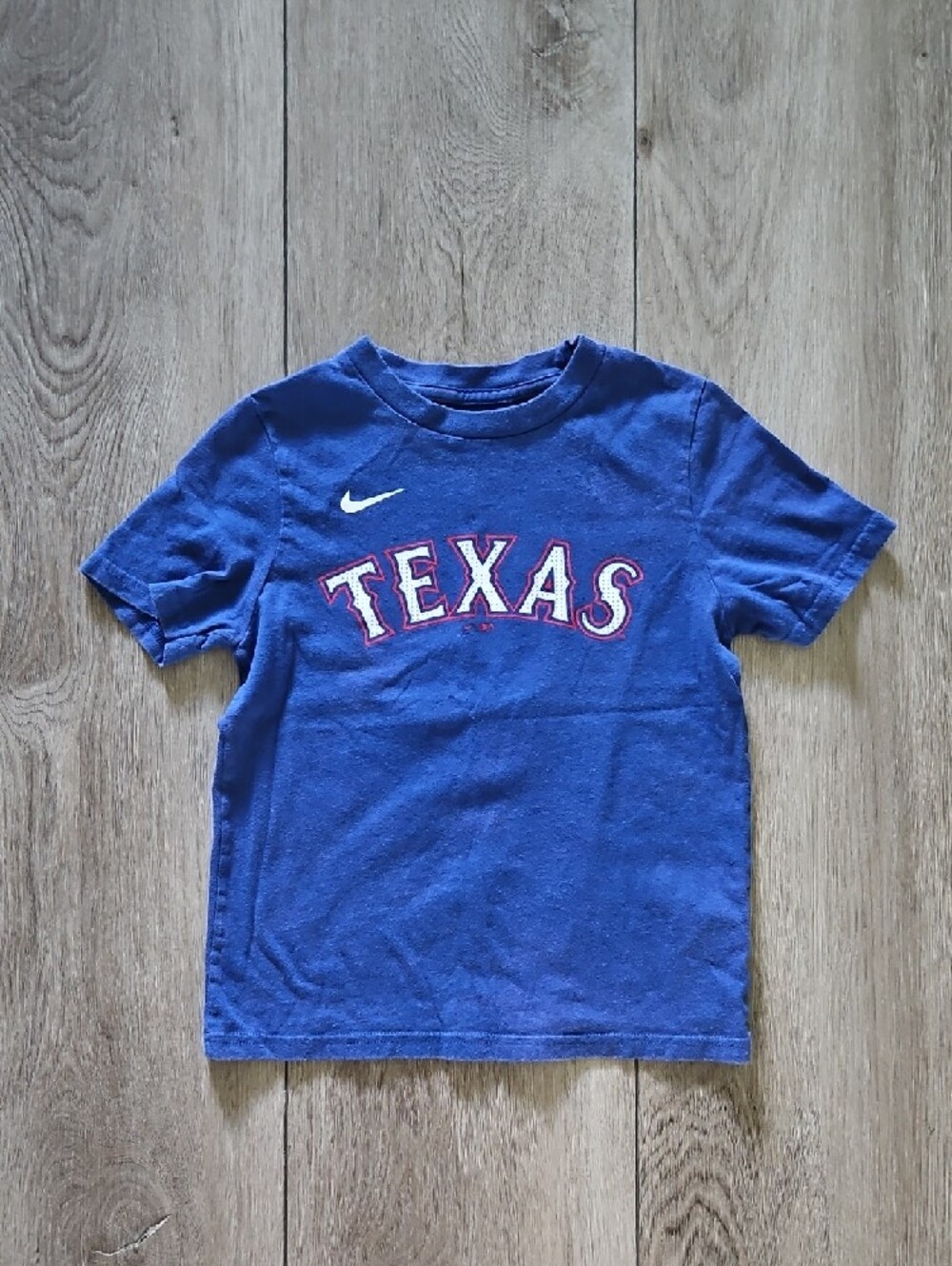 Nike Kids Royal Blue 'Texas Rangers' Short Sleeve Tee